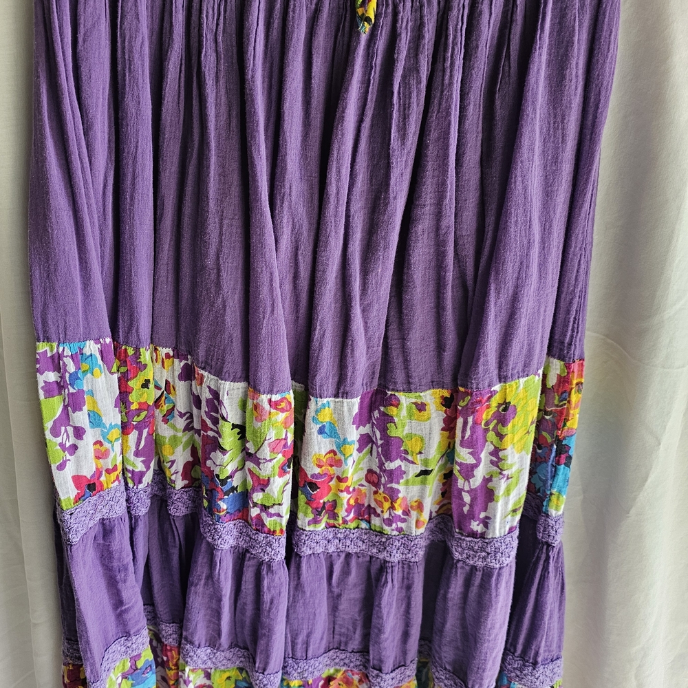 Floral Purple Women's Skirt